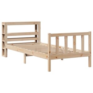 vidaXL Cadre de lit sans matelas 100x200 cm bois massif de pin