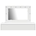 vidaXL Table de Toilette Blanc 100 x 40 x 70 cm Bois d'ingénierie