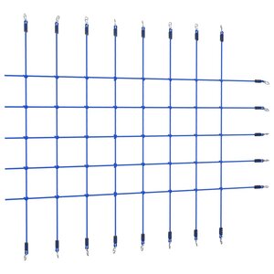 vidaXL Filet d'escalade 200x150 cm Bleu