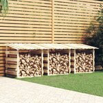 vidaXL Pergolas avec toits 3 Pièces 100x90x100 cm Bois de pin imprégné