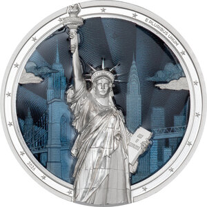 Monnaie STATUE OF LIBERTY Timeless Icons 2 Oz Argent 10$ Cook Islands 2026 (PRÉCOMMANDE)