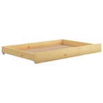 vidaXL Tiroirs de lit 2 Pièces Bois de pin massif