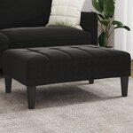 vidaXL Repose-pied noir 77x55x31 cm velours