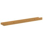vidaXL Étagère Murale 2 Pièces Beige 60 x 9 x 3 cm Bois d'ingénierie