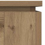 vidaXL Table à manger chêne artisanal 120x60x76 cm bois d'ingénierie