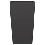 vidaXL Jardinière noir 45x45x75 cm acier