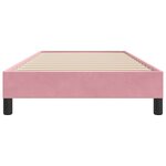 vidaXL Cadre de lit sans matelas rose 80x220 cm velours