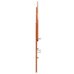 vidaXL Tête de lit cire marron 180 cm bois massif de pin