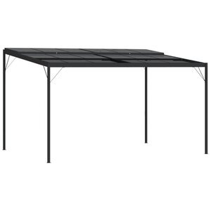 vidaXL Belvédère avec toit Anthracite 4x3x2 5 m Aluminium et acier