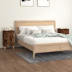 vidaXL Tables de chevet 2 Pièces chêne fumé 40x35x70 cm bois d'ingénierie