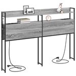 vidaXL Tête de lit de rangement Sonoma gris 150 cm Bois d'ingénierie
