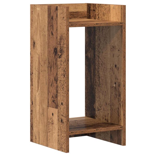 vidaXL Support de Plante Bois ancien 30 x 30 x 60 cm Bois d'ingénierie