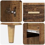 vidaXL Buffet Bois ancien 34 x 69 5 x 89 cm Bois d'ingénierie