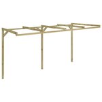 vidaXL Pergola à appentis 2 x 4 x 2 2 m Bois