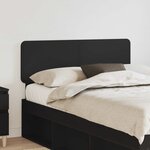 vidaXL Tête de lit Chêne noir 135 cm Bois d'ingénierie