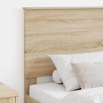 vidaXL Tête de lit Chêne Sonoma 75 cm Bois d'ingénierie