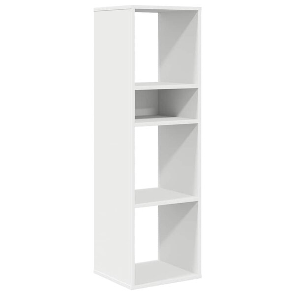 vidaXL Bibliothèque blanc 34x31x112 cm bois d'ingénierie
