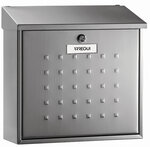 Boîte aux Lettres en Acier Inoxydable Premium Maxi E5617 Grande capacité Inox