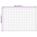 vidaXL Couverture lestée Bleu 138x200 cm 6 kg Tissu