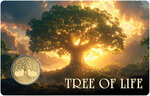 Monnaie TREE OF LIFE 1/1000 Oz Medaille Or (PRÉCOMMANDE)