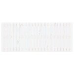 vidaXL Tête de lit murale Blanc 147x3x60 cm Bois massif de pin