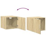 vidaXL Armoire murale chêne sonoma 45x42 5x40 cm bois d'ingénierie