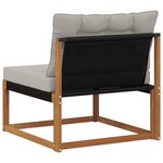 vidaXL Sofa de milieu extérieur Bois d'Acacia Massif Naturel