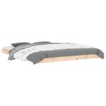 vidaXL Cadre de lit sans matelas 150x200 cm bois massif de pin