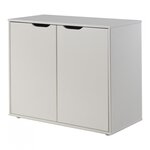 PINO Lit sureleve avec sommier + bureau + bibliothèque + commode + tablette penderie