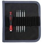 Wiha sac à tournevis 6 pièces avec lames interchangeables system 4