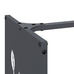 vidaXL Portant de bois chauffage anthracite 40x30x80 cm