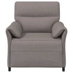 vidaXL Canapé 1 place Taupe 88 x 83 x 95 cm