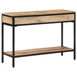 vidaXL Table console 100x35x70 cm bois de manguier massif brut