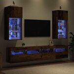 vidaXL Meubles TV muraux 2 Pièces Bois Ancien 40 5 x 30 x 90 cm