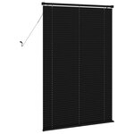 vidaXL Store Vénitien Réglable Noir 150 x 70 cm PVC