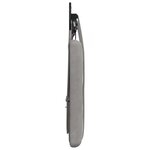 vidaXL Tête de lit suspendue Avec lumière LED Gris clair Velours