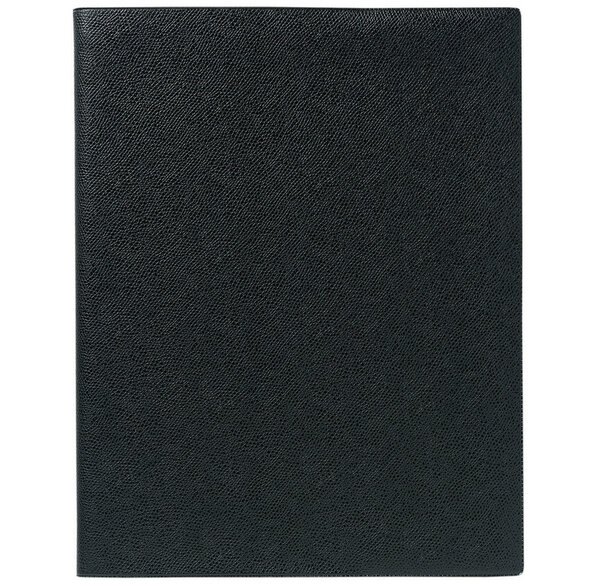 Agenda Président + Répert. Couv Plast Grainée noir 21 x 27 cm QUOVADIS