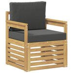 vidaXL 2 Pièce Ensemble de canapés d'extérieur Polyester