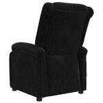 vidaXL Fauteuil inclinable électrique noir velours