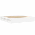 vidaXL Cadre de lit blanc 200x200 cm