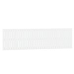 vidaXL Tête de lit murale Blanc 204x3x60 cm Bois massif de pin