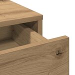 vidaXL Table de Toilette Marron 50 x 41 x 140 cm Bois d'ingénierie