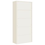 vidaXL Classeur blanc 90x40x200 cm acier