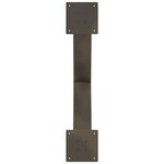 vidaXL Pieds de table basse en forme de X  2 pièces  acier naturel  70 x (42-43) cm