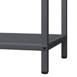 vidaXL Portant de bois chauffage anthracite 40x25x60 cm