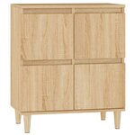 vidaXL Buffet Chêne sonoma 60x35x70 cm Bois d'ingénierie