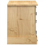 vidaXL Meuble TV Corona 100x40x52 cm bois de pin massif