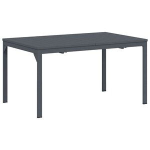 vidaXL Table à dîner d'extérieur 2 Pièces Anthracite 210 x 90 x 73 cm