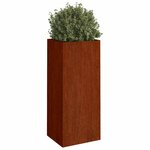 vidaXL Jardinière 32x29x75 cm acier corten