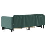 vidaXL Lit de jour avec gigogne et tiroirs sans matelas 90x200 cm
